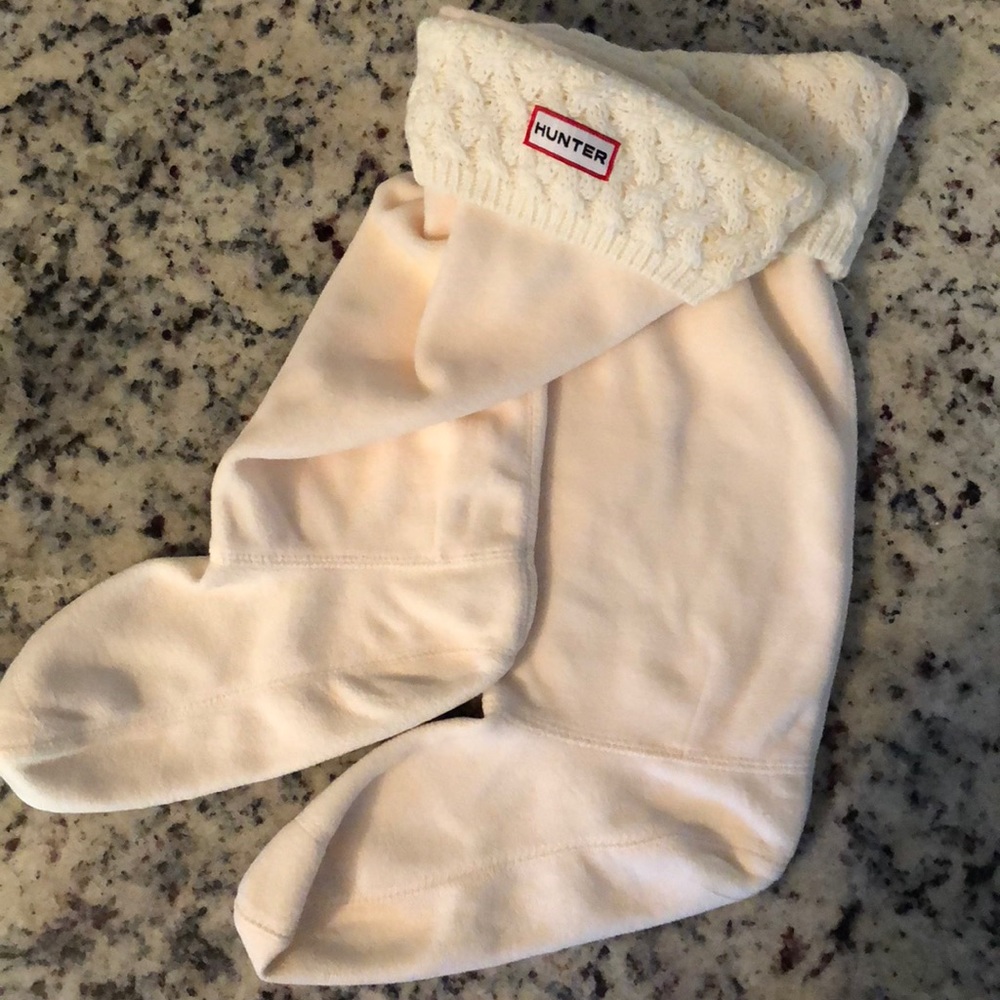 Hunter Cable Knit Boot Socks